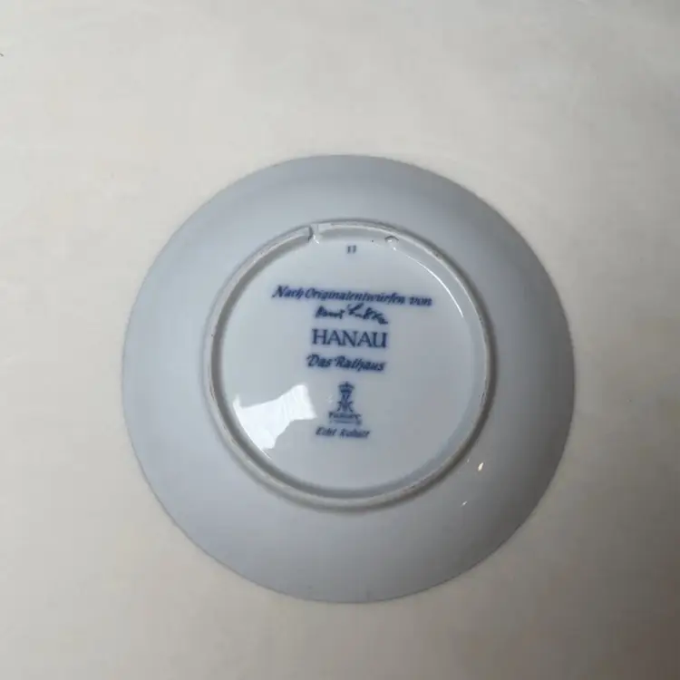 Kaiser Echt Kobalt Delft Blue & White, Hanau Decorative Plate 5.5”