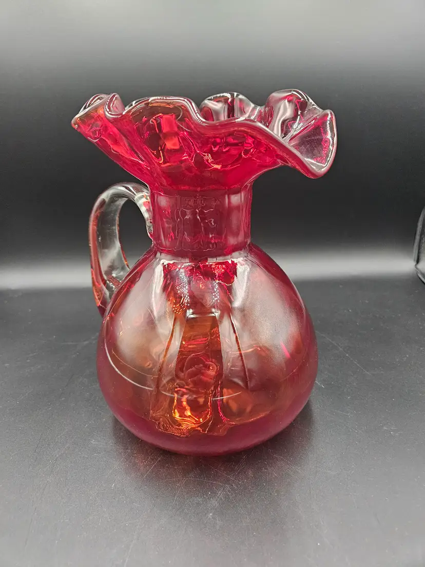 #A12 Red Coin Dot Pitcher