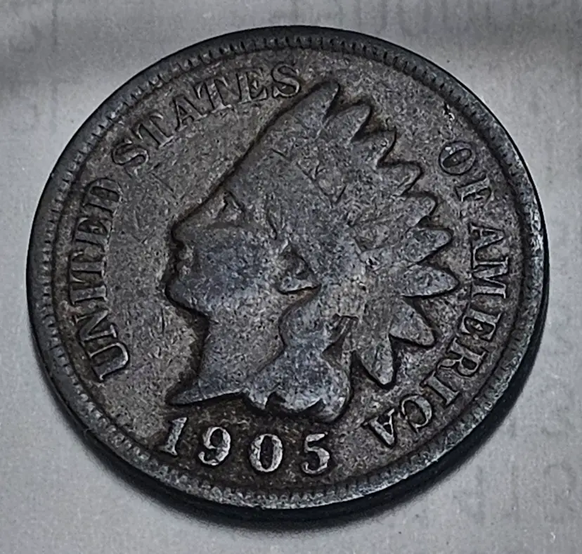 1905 Indian Head Cent Penny - Nice Coin -