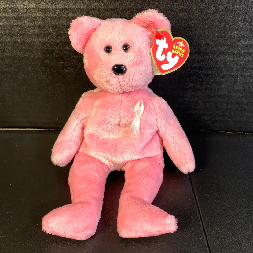 TY Beanie Baby Bear "Awareness"