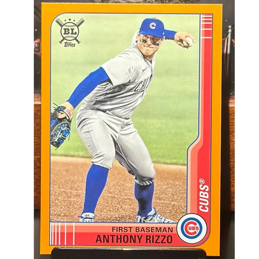 Anthony Rizzo Chicago Cubs 1985 Topps Big League Orange Parallel