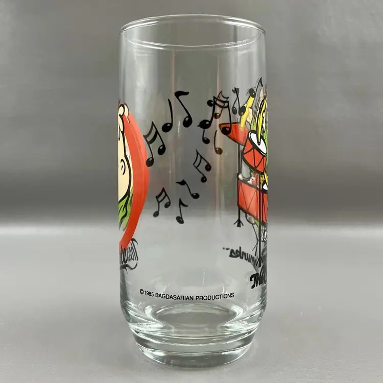 Vintage Theodore Chipmunks Drinking Glass Bagdasarian Productions 1985