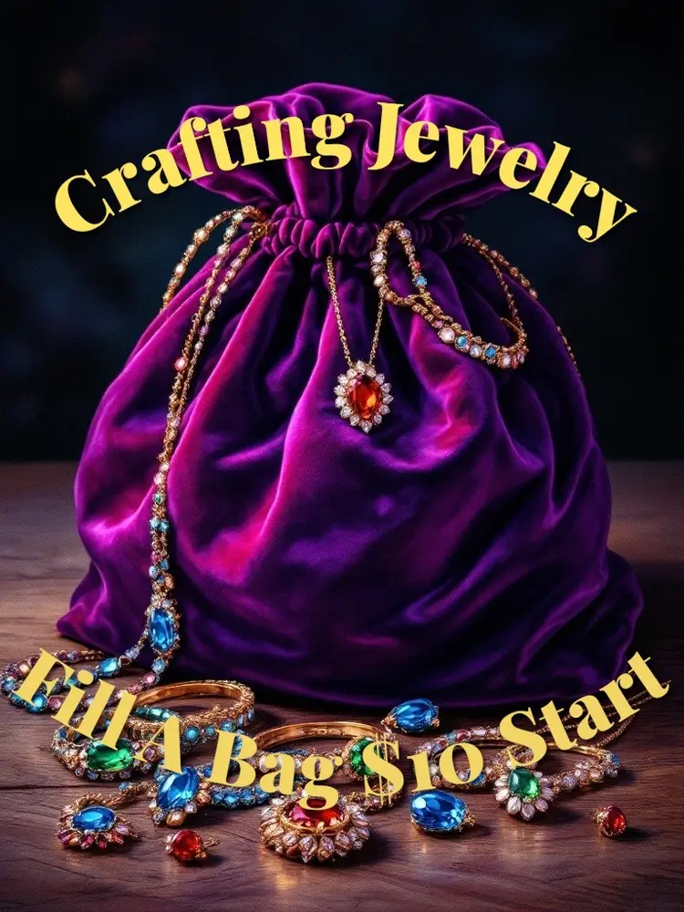 Vintage Jewelry Craft Bags! $10 Starts! Let’s Fill Some Bags! 😊