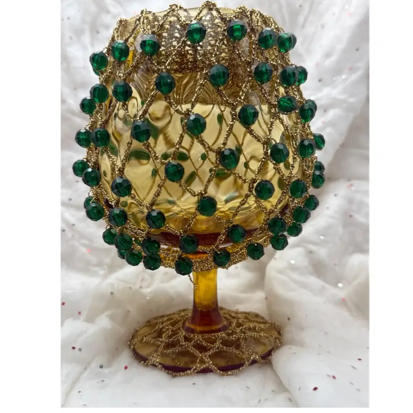 MCM Vintage Christmas Brandy Snifter