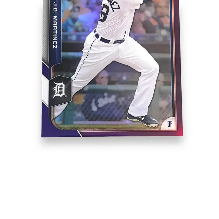 2015 Bowman Chrome J.D. Martinez Purple 243/250 Serial Numbered Detroit Tigers