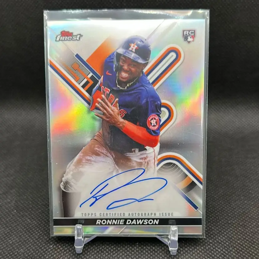 Ronnie Dawson 2022 Topps Finest RC Auto Houston Astros