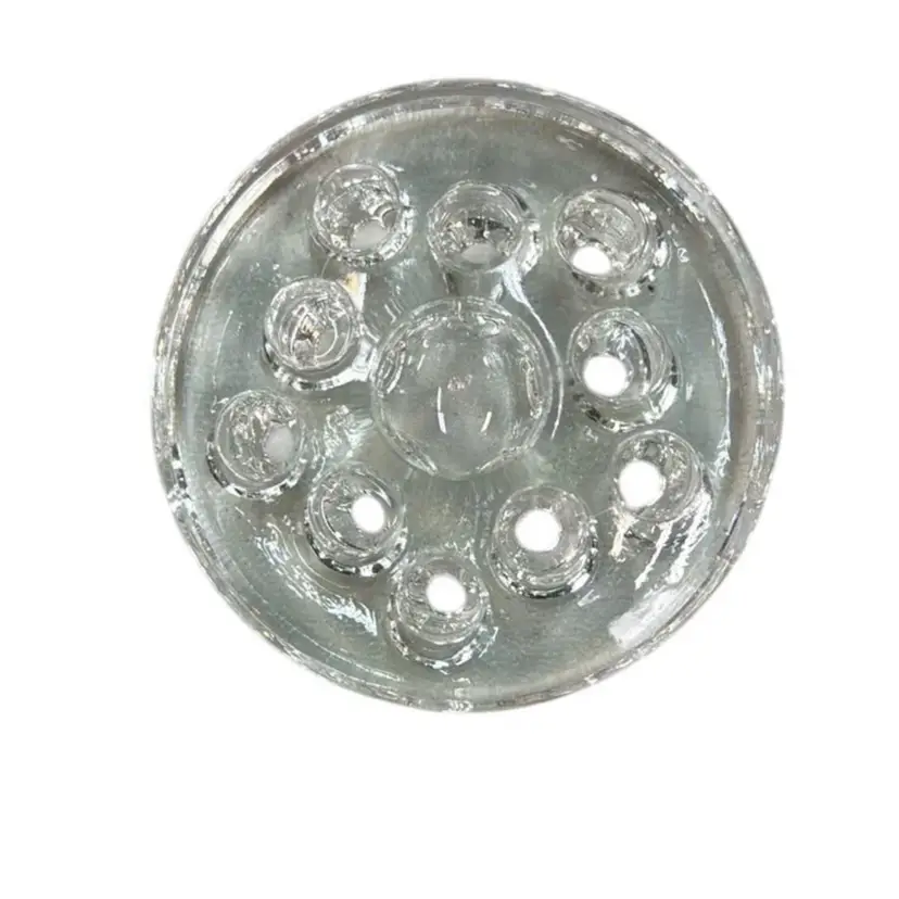 Small Clear Glass Flower Frog