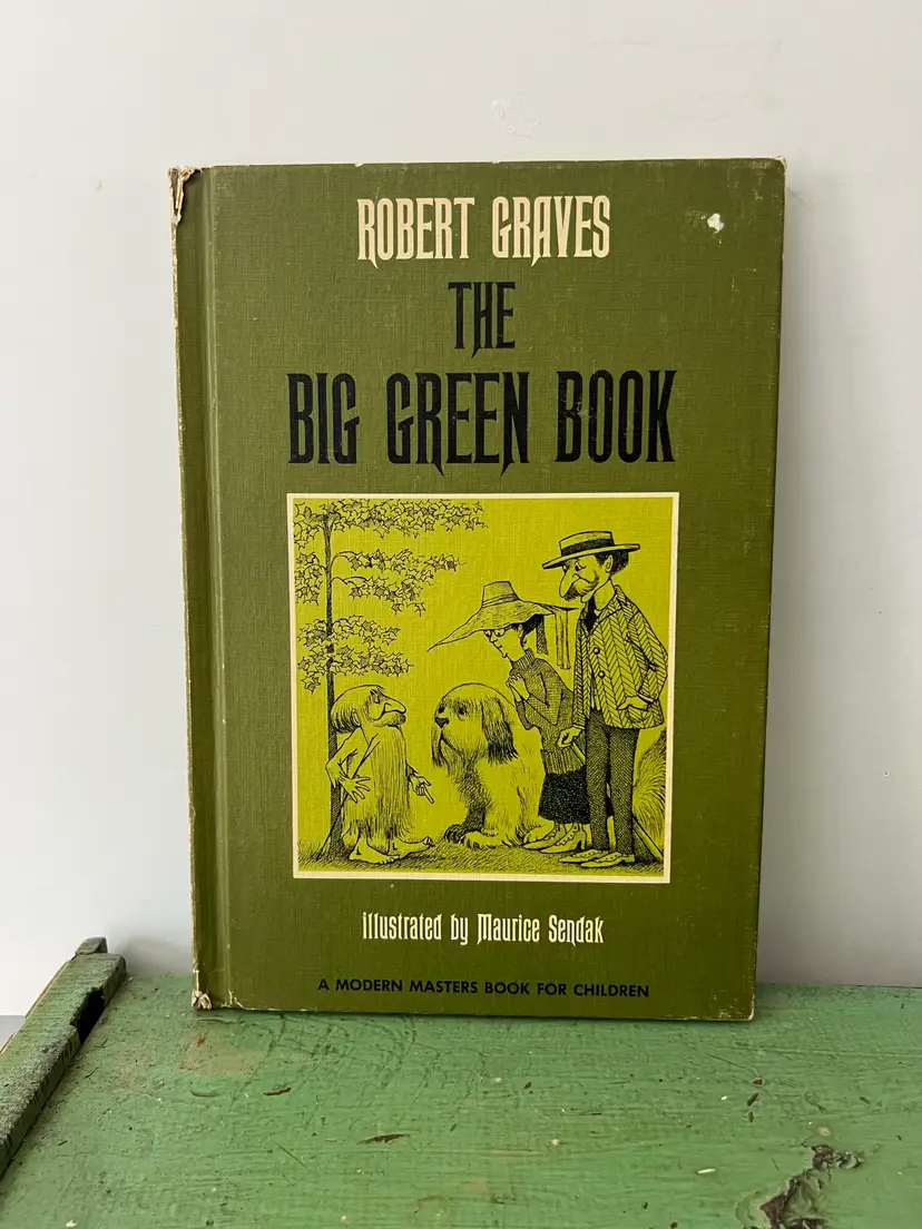 1962 The Big Green Book. by Robert Graves. Illustrated by Maurice Sendak. Vintage Children's Book. FIRST EDITION