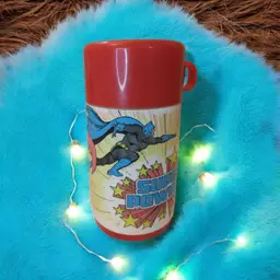 Vintage 1984 Aladdin Thermos DC Comics Superman Batman Wonder Woman Robin