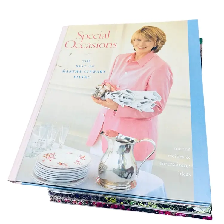 1994 Vintage Special Occasions Martha Stewart Living Cookbook Recipes Coffee Table Book