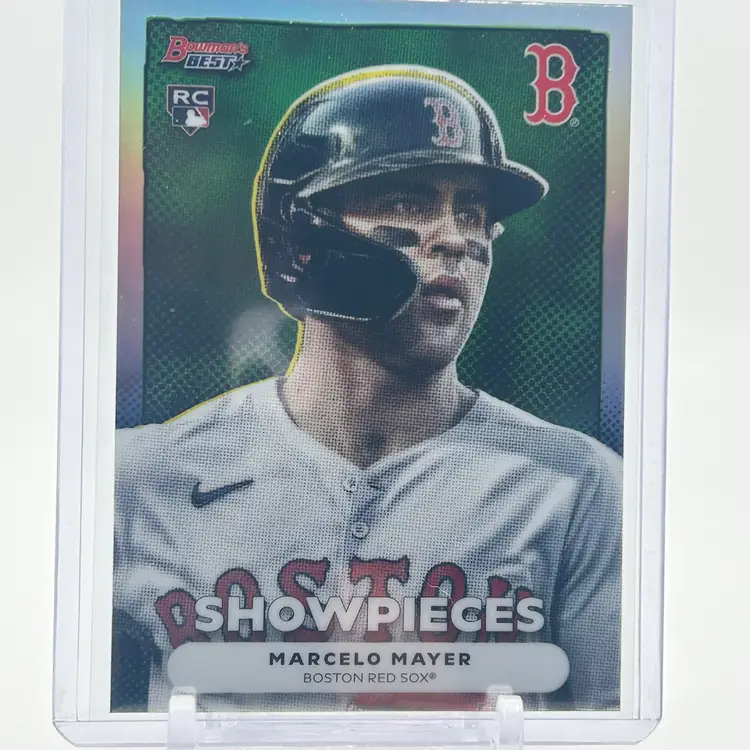 Marcelo Mayer 2025 Bowman’s Best Showpieces Boston Red Sox