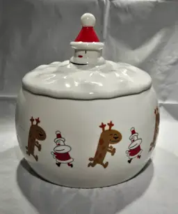 Alessi 'Let it Snow' Hand Decorated Biscuit Box