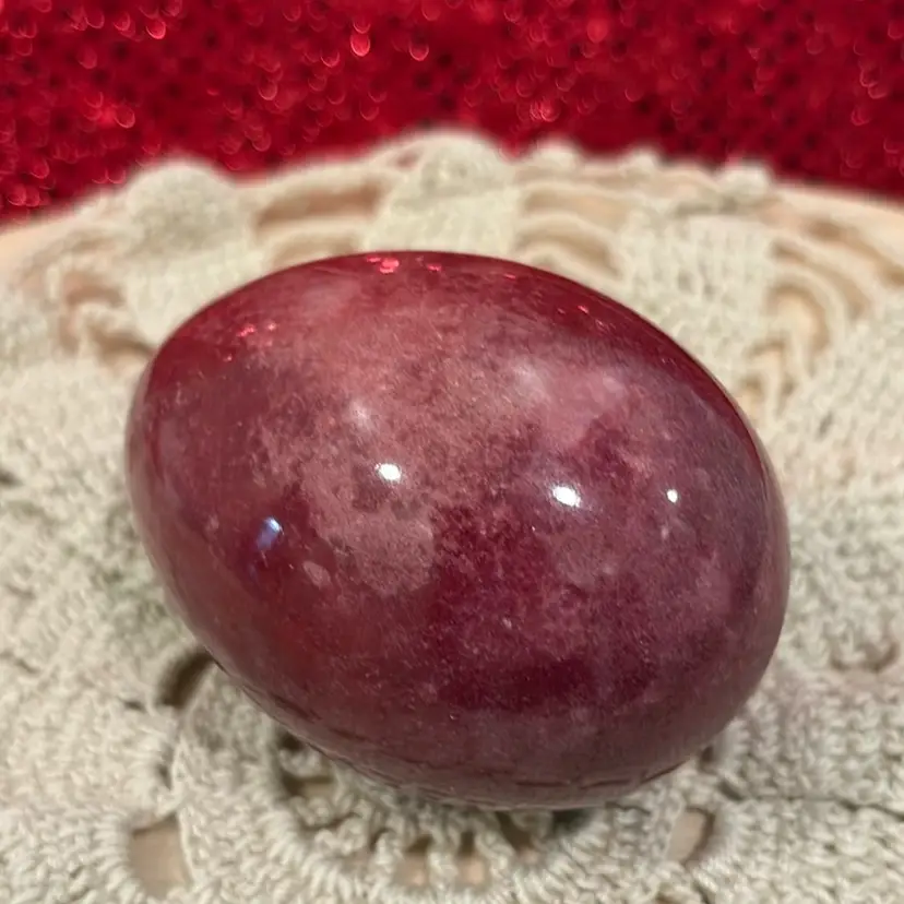 Stone/Alabaster Pink/Red Egg