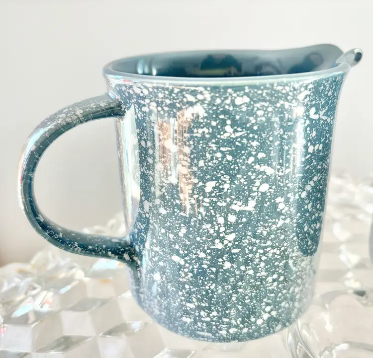 MIKASA Ultrastone Country Blue CU501 Japan Cream And Sugar Set