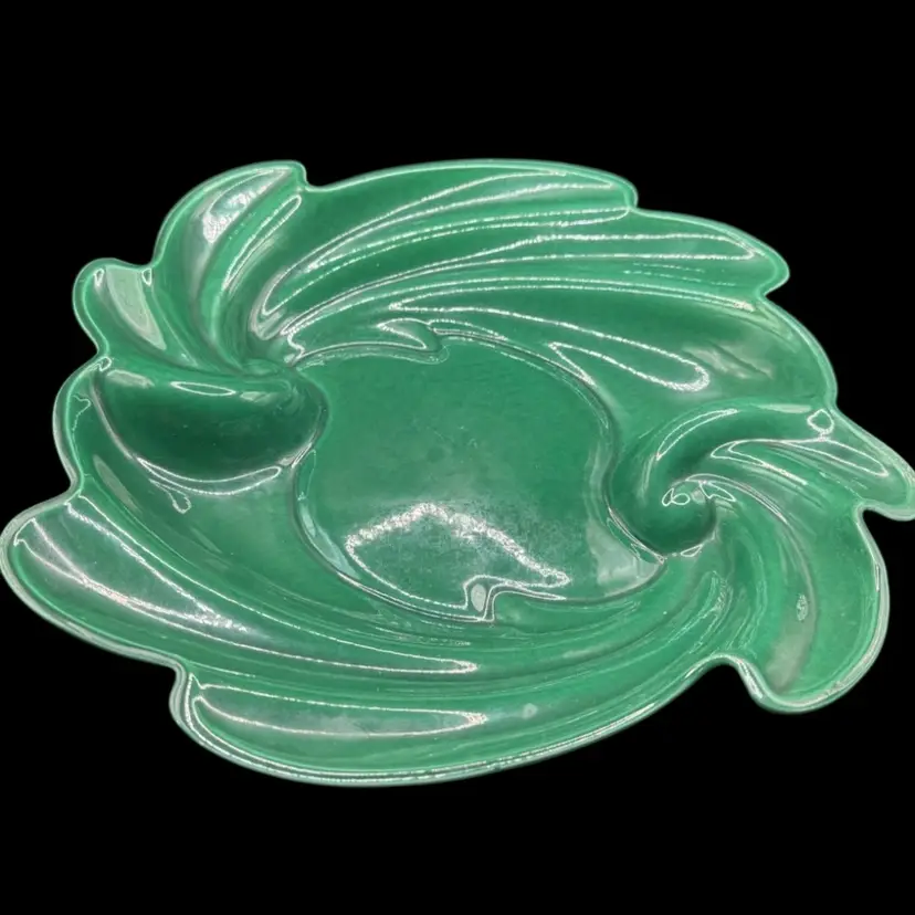 MCM California Pottery Platter/console Dish 11” Claire Lerner 1952