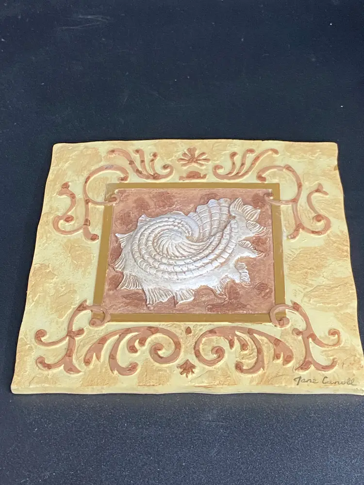 3 Jane Carrol 3D Seashell Wall Plaques
