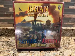 Catan Histories: Settlers of America Trails to Rails Board Game