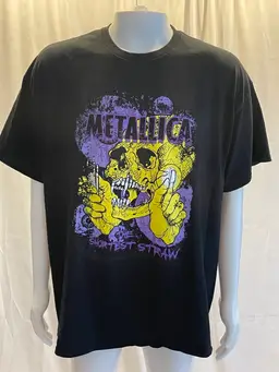 Metallica The Shortest Straw Men’s Size 2 XL T-shirt