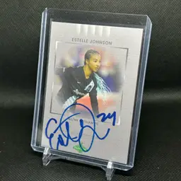 Estelle Johnson Auto Grey 1/25 NJ/NY Gotham - 2022 Parkside Paramount Signature Series