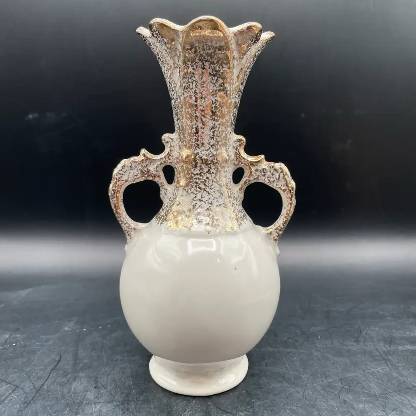 VTG 24kt Gold Ornate Vase