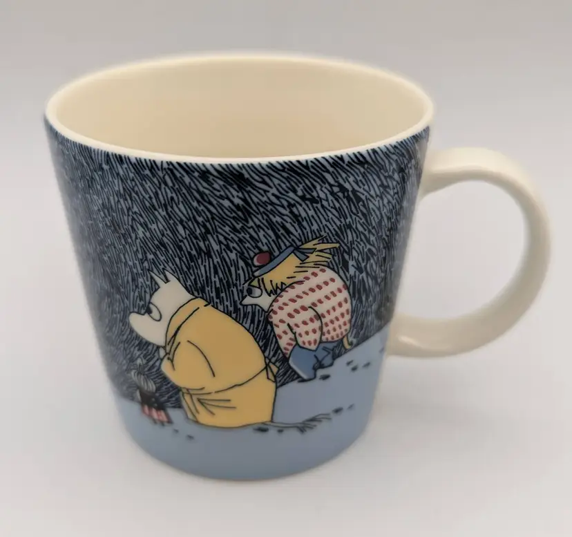 Arabia of Finland Moomin Mug Snow Moonlight Winter 2021  Limited Edition Retired