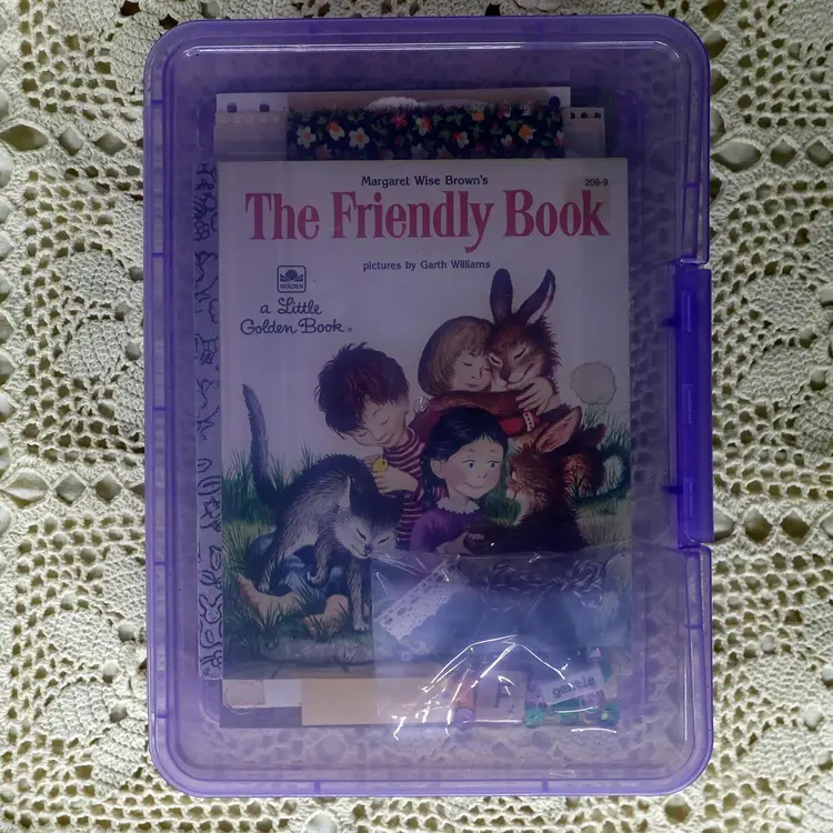 Little Golden Book The Friendly Book Junk Journal Mini Kit