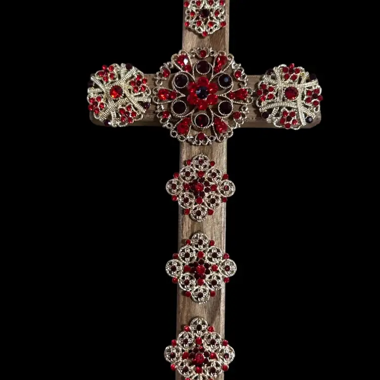 Cross Of Brooches- Made By Me