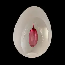 Bohemian Glass Paperweight