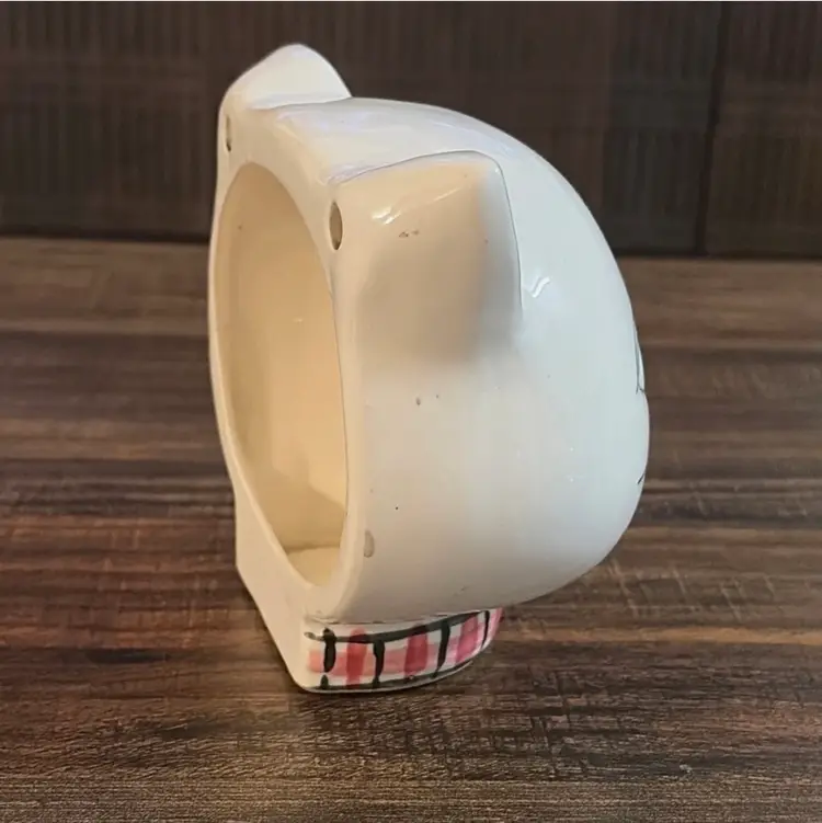 Vintage 1958 Holt Howard Kozy Kitten Cat String & Scissors Holder MCM