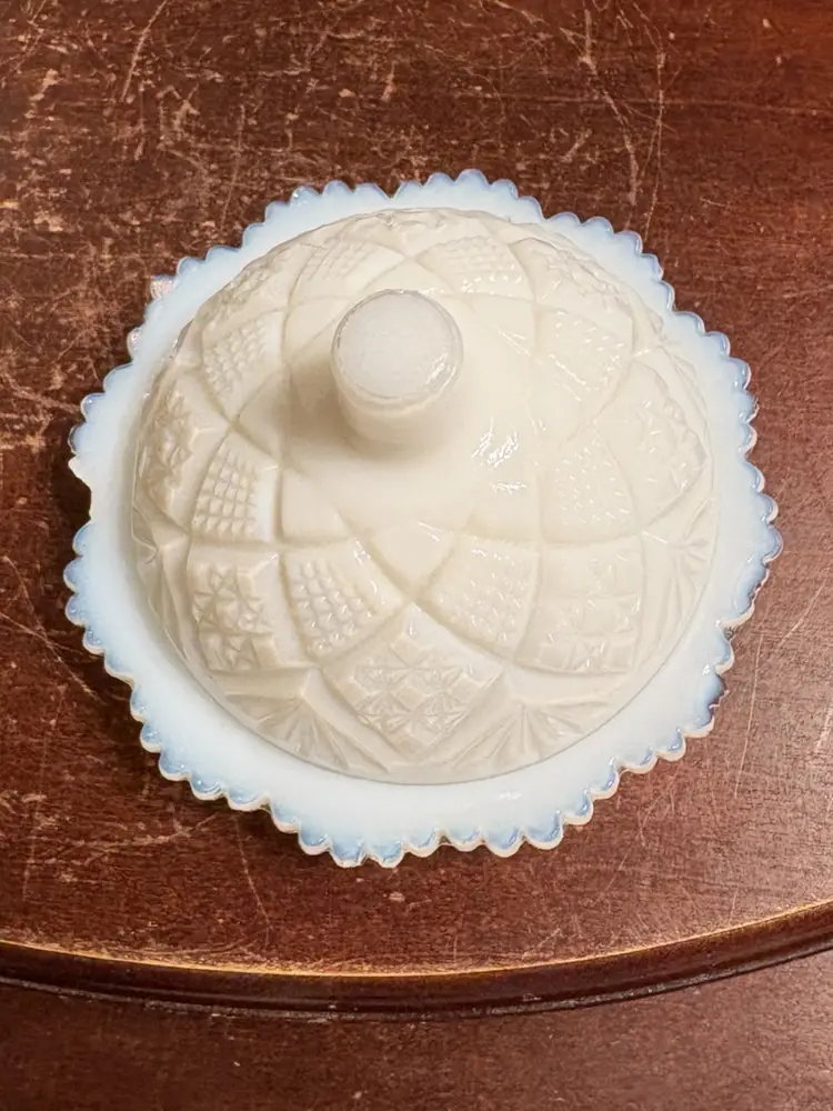 1950s Westmoreland Covered Butter Pat