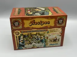 Vintage HJ Heinz Co Recipe Box Tin