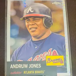 Andrew Jones Hall Of Famer - Prism Refractor