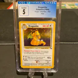 Pokémon TCG Dragonite Fossil 4/62 Holo Unlimited Holo Rare