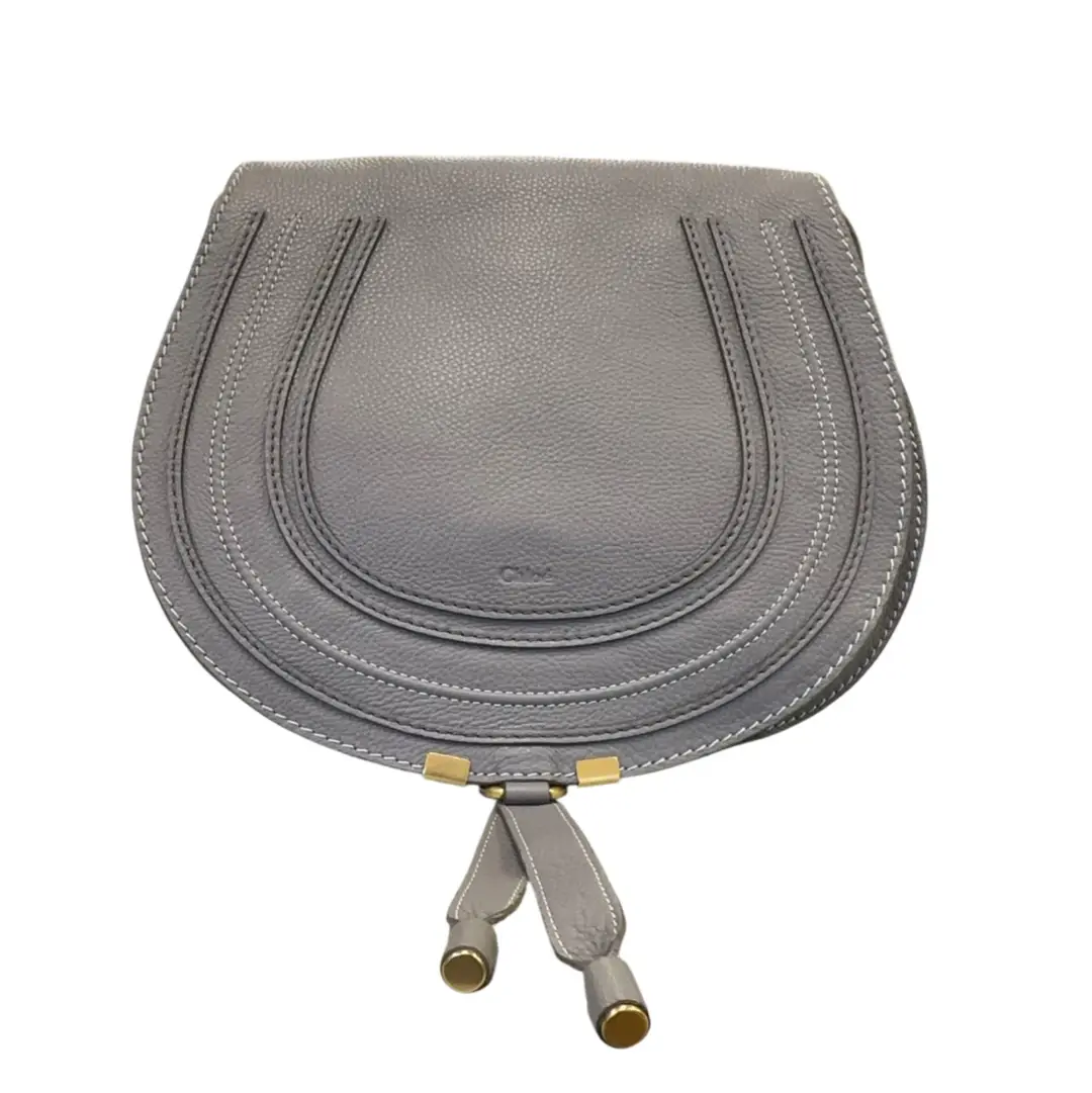 Chloe Grey Medium Crossbody