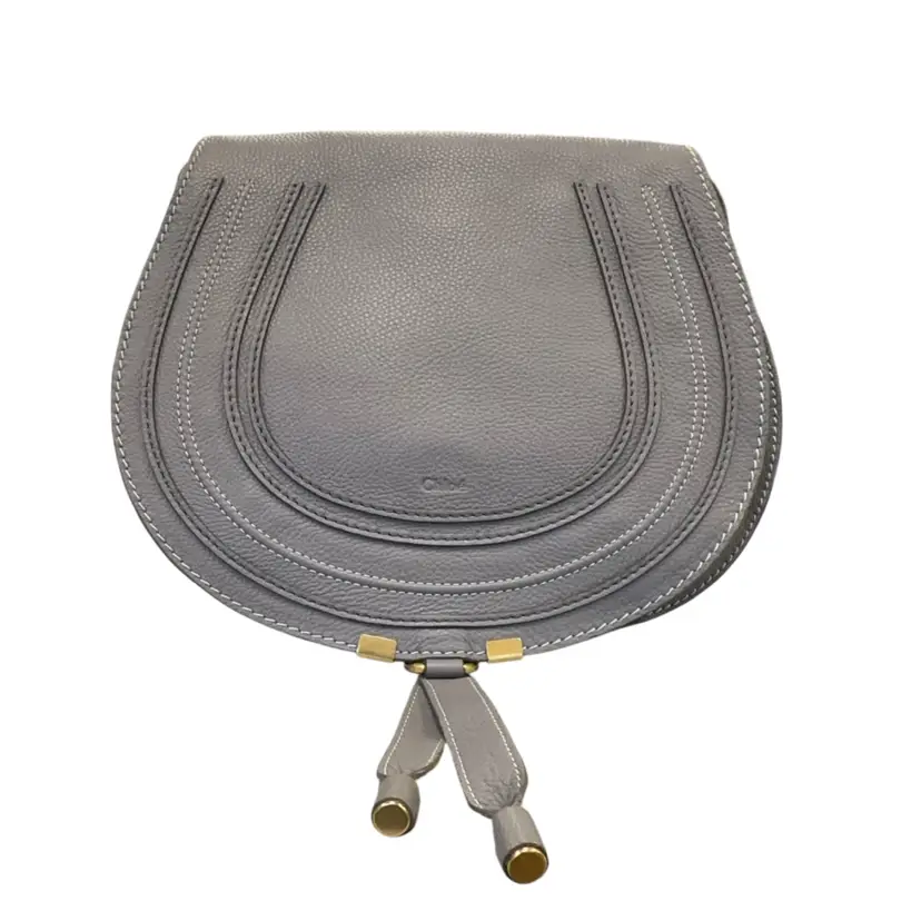 Chloe Grey Medium Crossbody