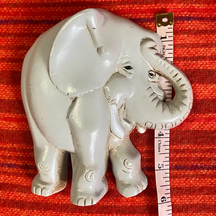 Vintage Burwood Zoo Animals 5pc Wall Decor Elephant Giraffe Gorilla Zebra Tiger