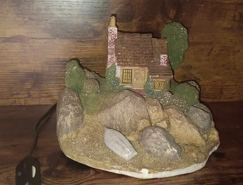 Vintage Village Lights by John Hopkins Captain Alan Saunders Seacoast Cottage