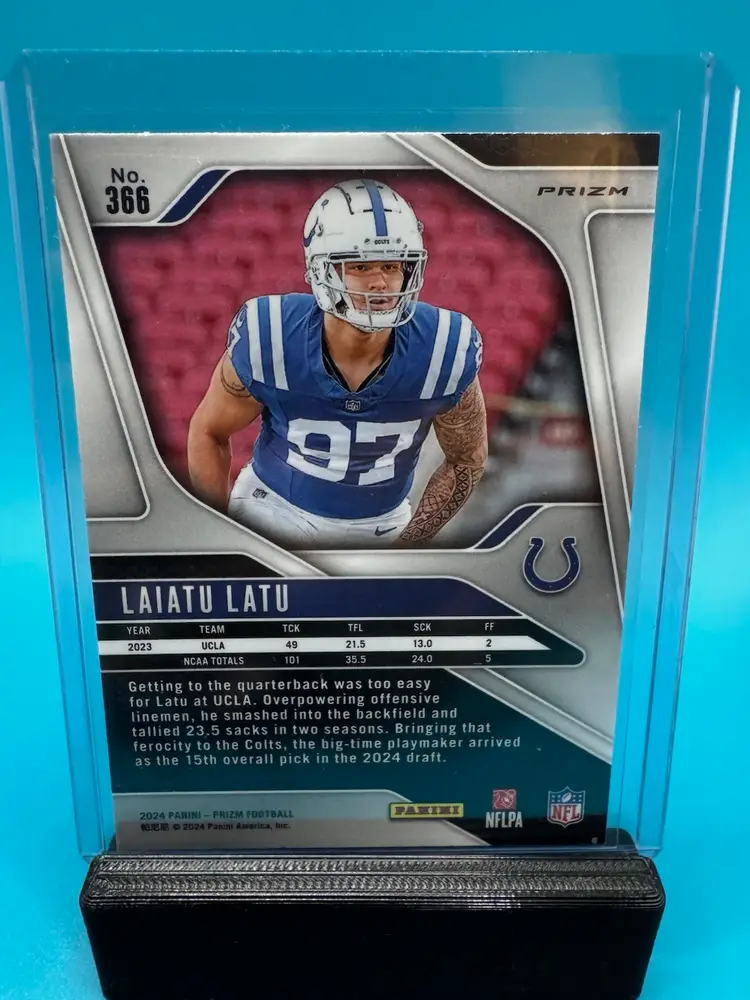 Laiatu Latu Prizm Disco RC Indianapolis Colts