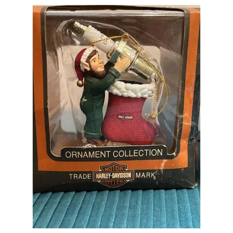 Harley Davison Christmas ornaments - set of 2