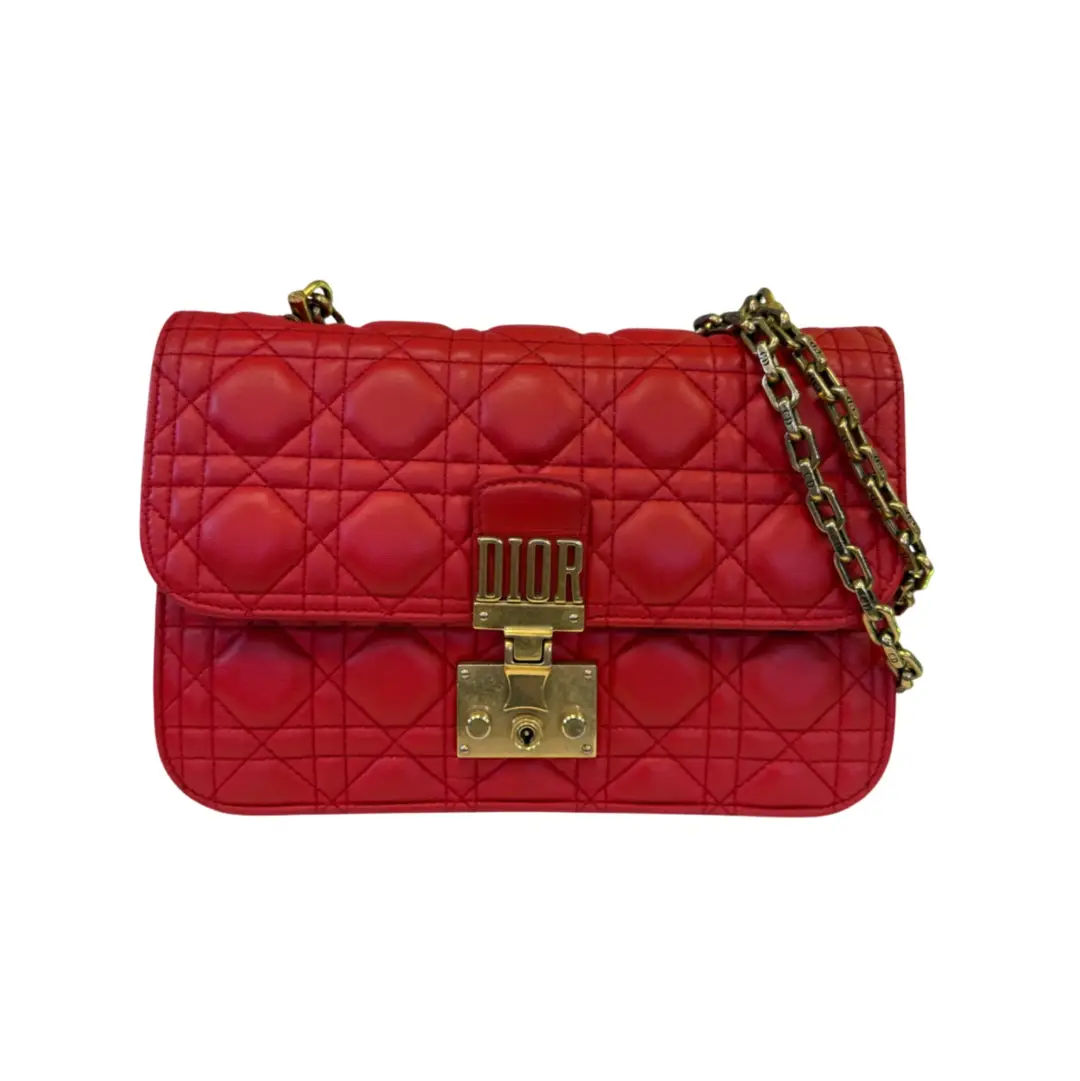 Dior Red Cabbage Dioraddict Flap Bag
