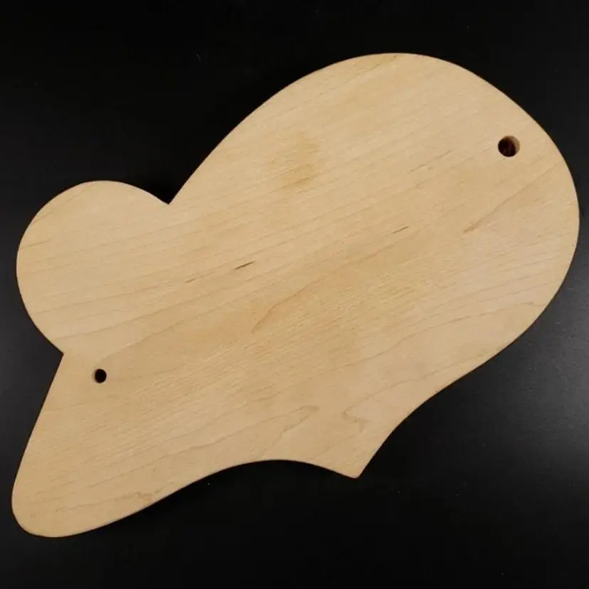 Wood Mouse Shaped Cheese Server Cutting Board