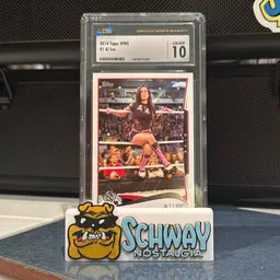 2014 Topps WWE AJ Lee #1 CSG 10 GEM MINT