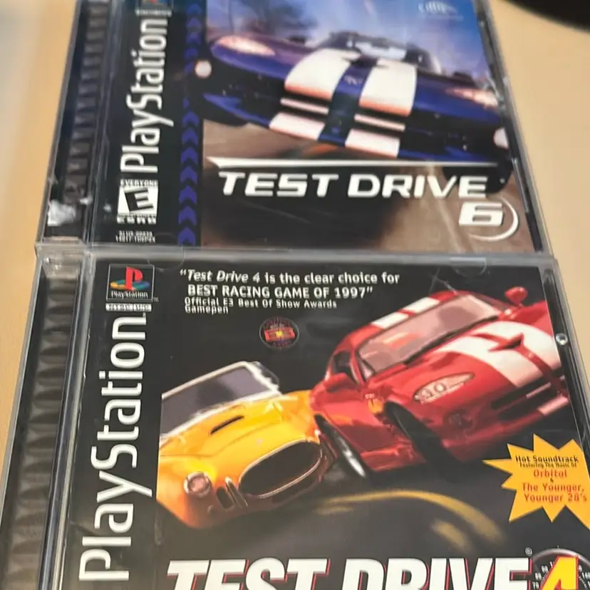 PSX - Complete In Case - Lot Of 2 - Test Drive 4 And Test Drive 6