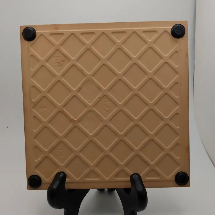 CLP Pottery Butterfly Trivet 6 x 6" Square