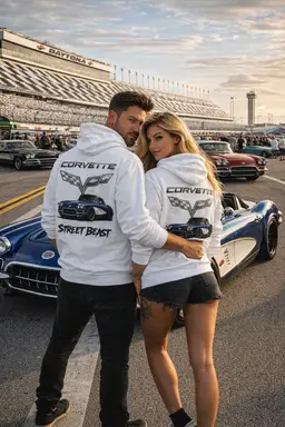 Unisex Corvette Street Beast Windbreaker –  Premium Streetwear for Car Guys