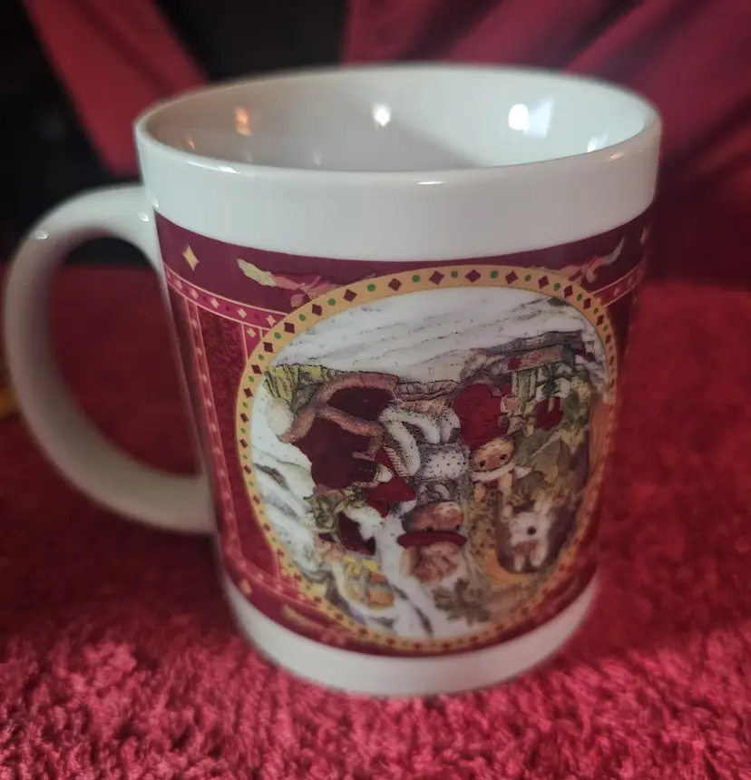 Victorian Rabbit Mug - Christmas Holidays - Giftco Inc. - NEW Without Box