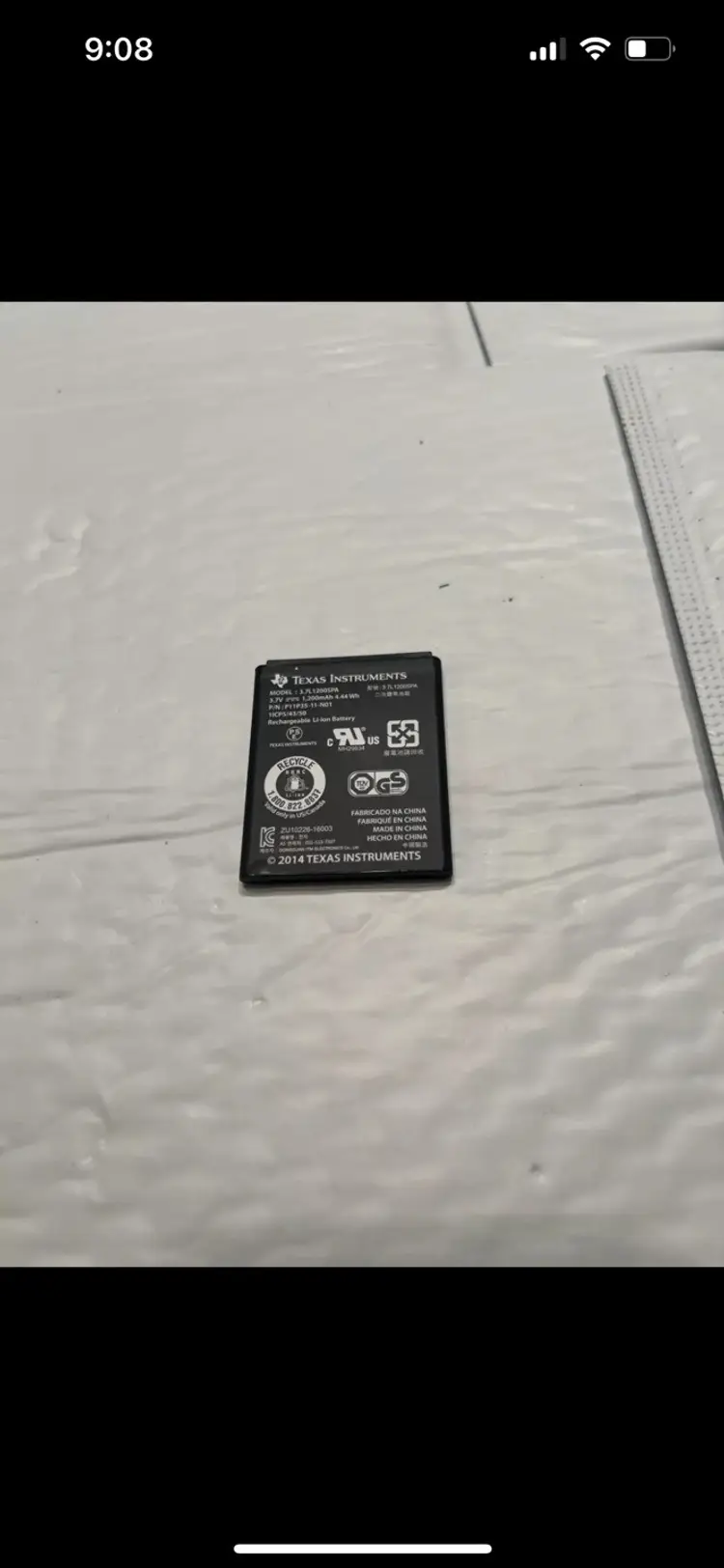 Texas Instruments TI 84 Plus CE Ti Nspire CX Ii CAS Graphing Calculator Battery