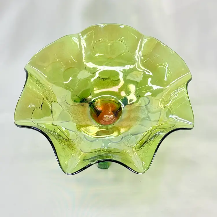 Northwood Carnival Glass Bowl As Is