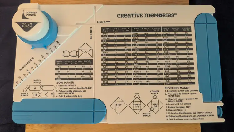 Creative Memories Bow & Envelope Maker