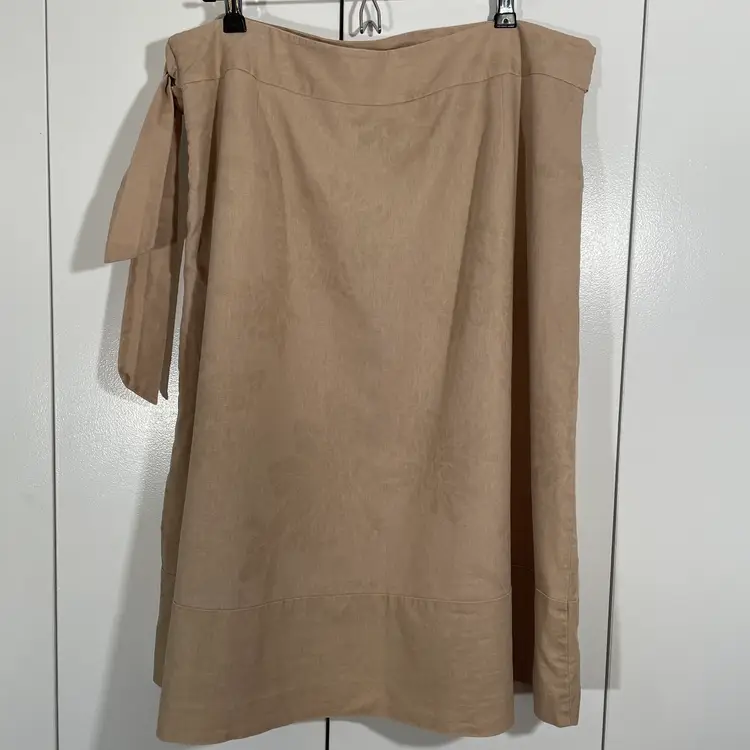 Hillard & Hanson Women's Linen Skirt Size 12